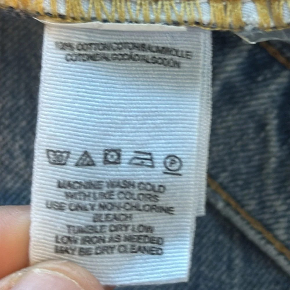 We the free boyfriend pleated high waisted Stylish Blue Denim Jeans - Picture 8 of 8